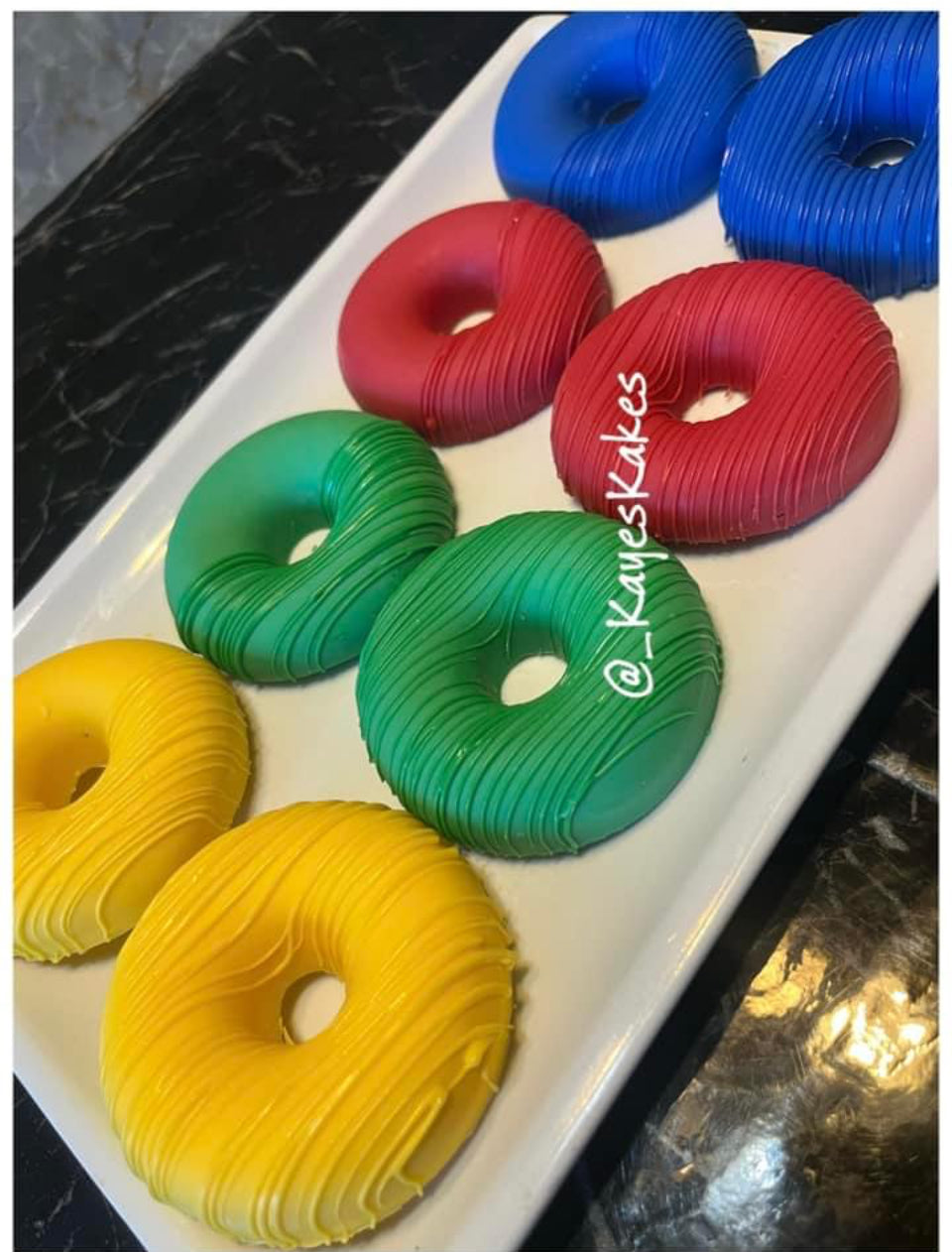 Chocolate covered Pineapple Rings