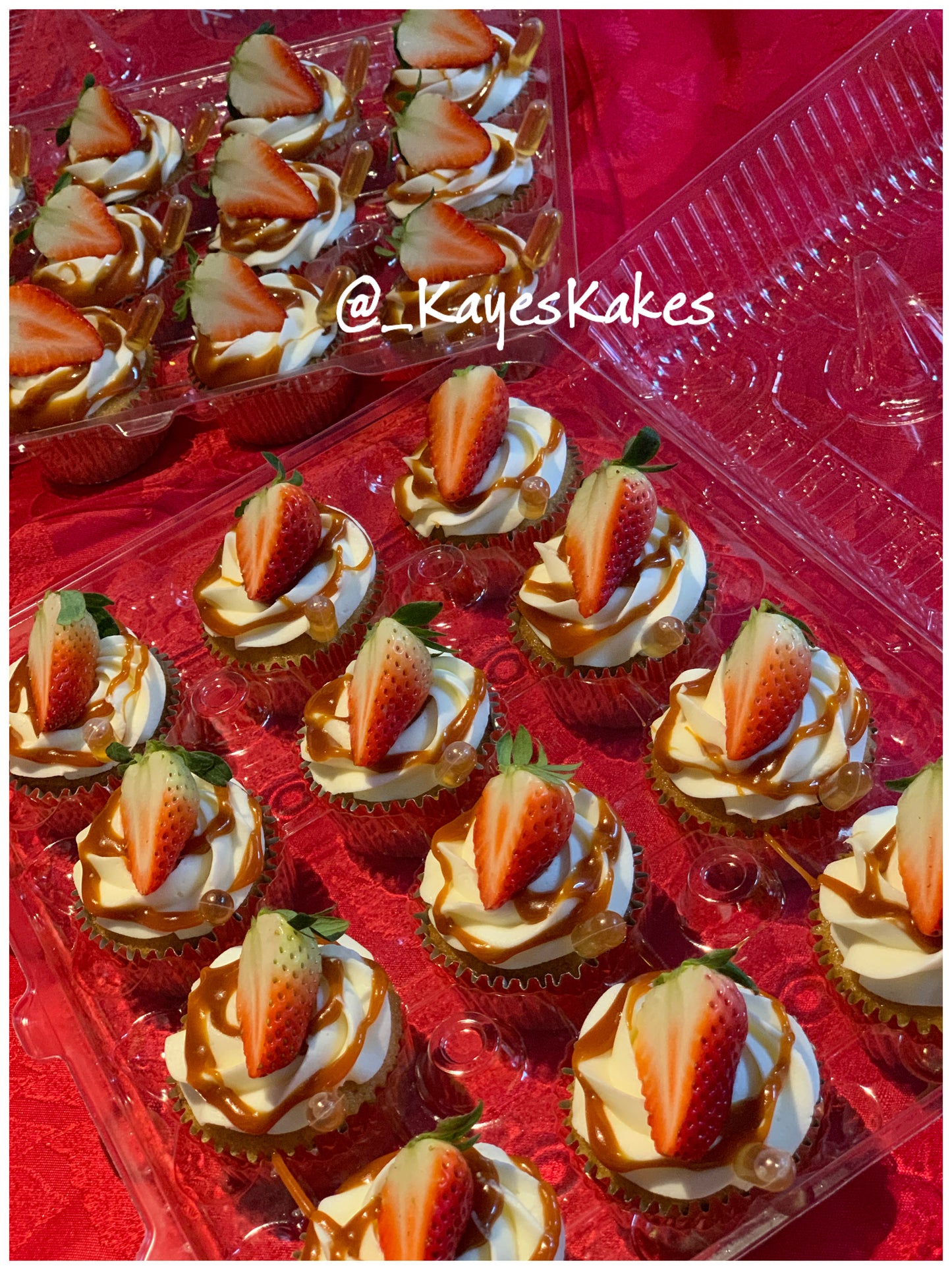 Alcohol infused cupcakes