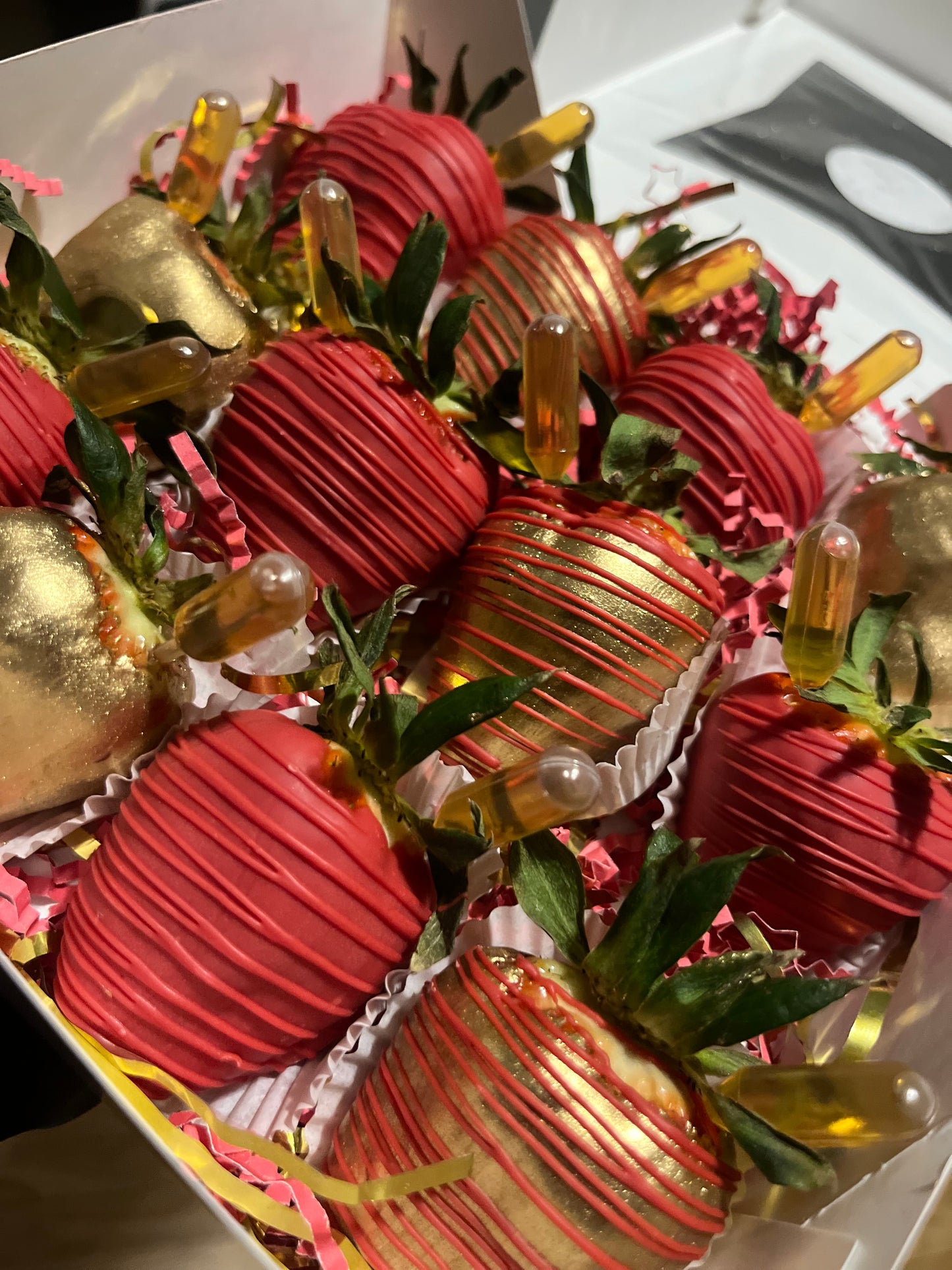 Alcohol infused Strawberries